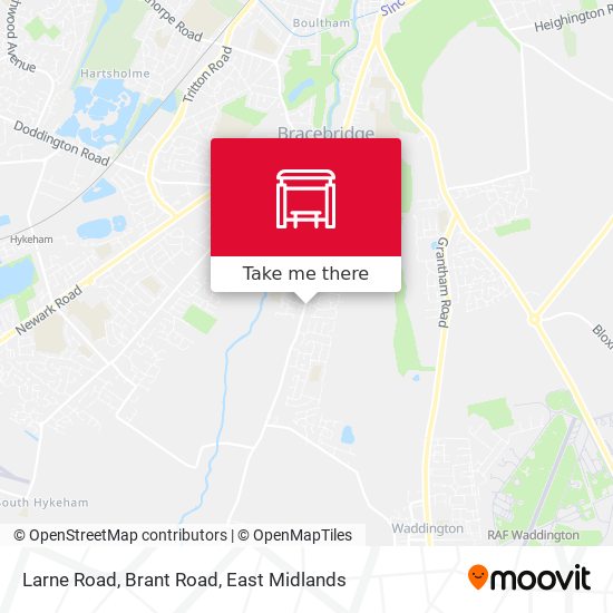 Larne Road, Brant Road map