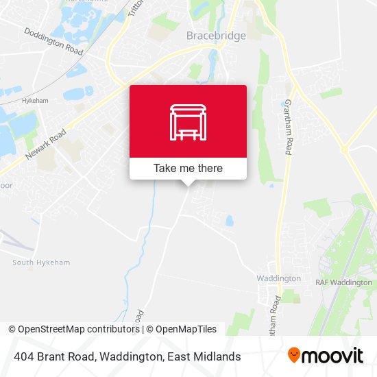404 Brant Road, Waddington map