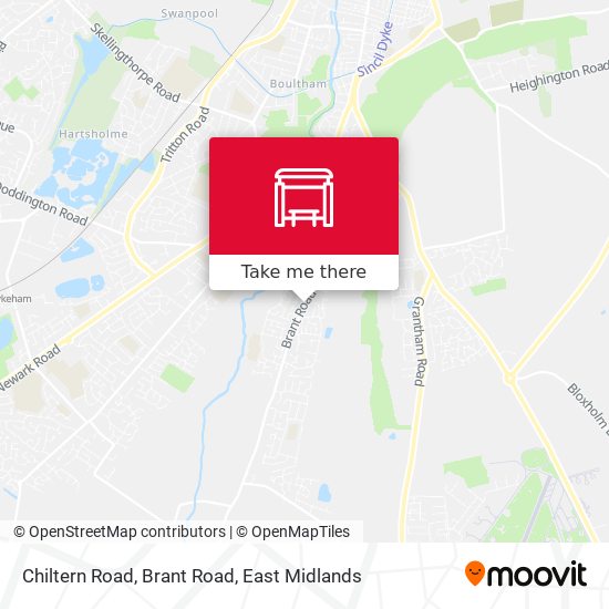 Chiltern Road, Brant Road map