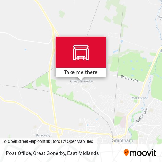 Post Office, Great Gonerby map