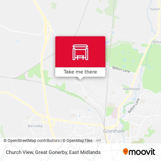 Church View, Great Gonerby map