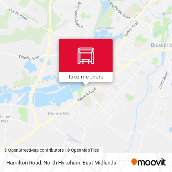 Hamilton Road, North Hykeham map