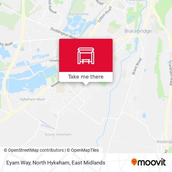 Eyam Way, North Hykeham map