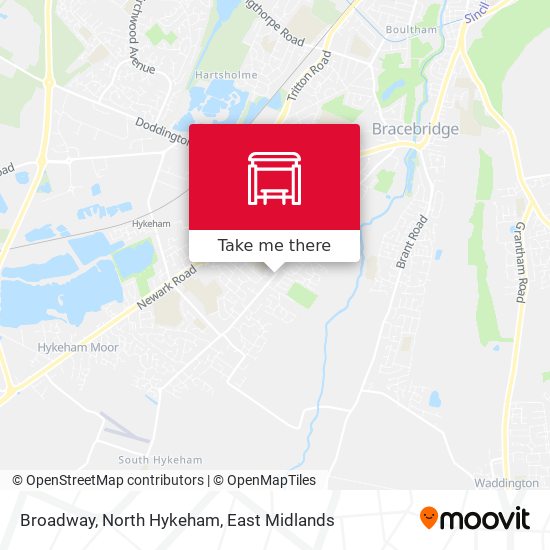 Broadway, North Hykeham map