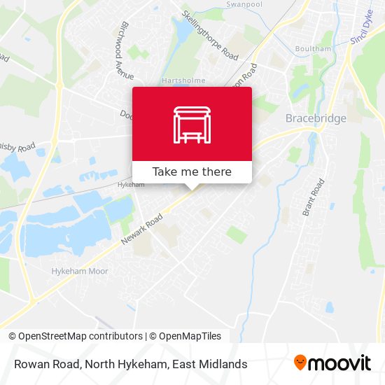 Rowan Road, North Hykeham map