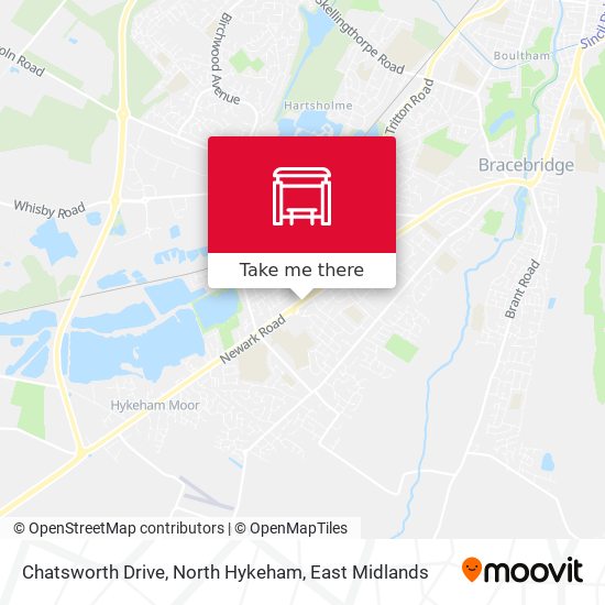 Chatsworth Drive, North Hykeham map