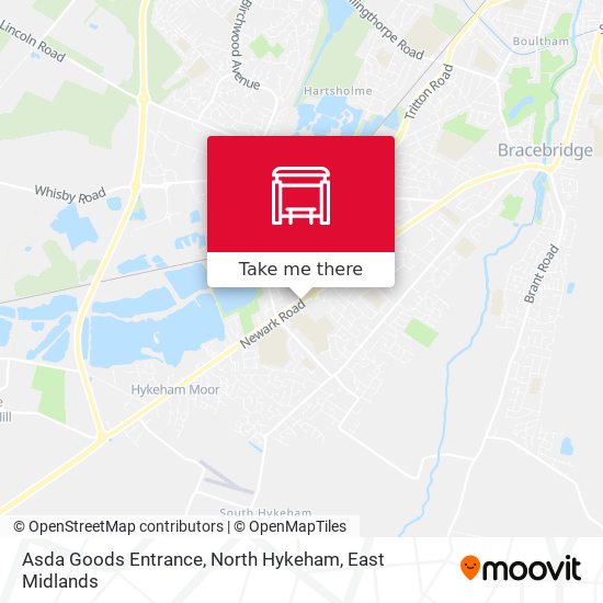Asda Goods Entrance, North Hykeham map