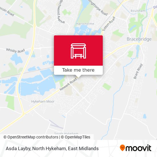 Asda Layby, North Hykeham map