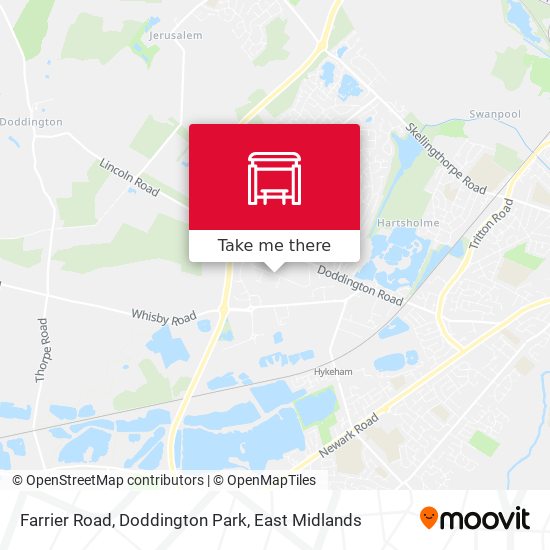 Farrier Road, Doddington Park map