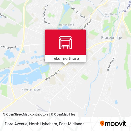 Dore Avenue, North Hykeham map