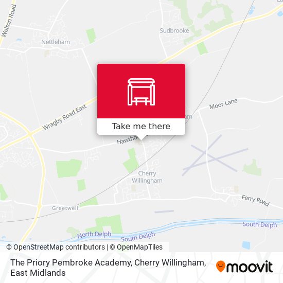 The Priory Pembroke Academy, Cherry Willingham map