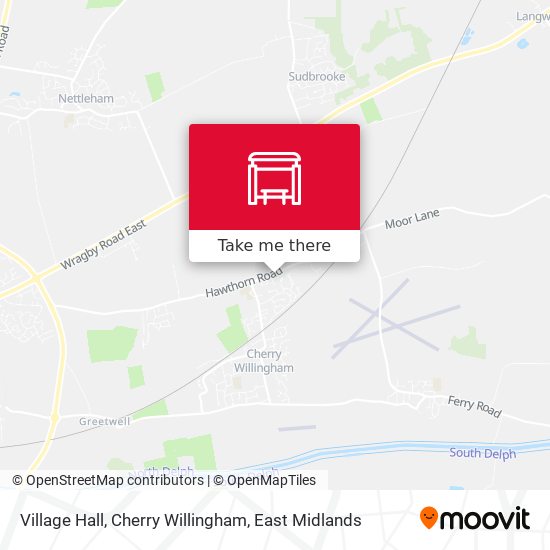 Village Hall, Cherry Willingham map