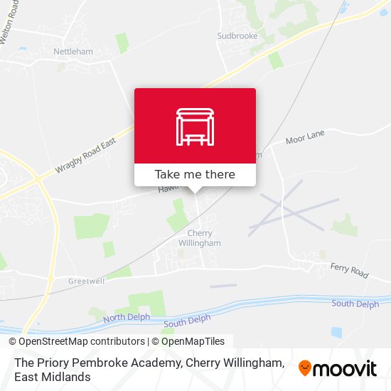 The Priory Pembroke Academy, Cherry Willingham map