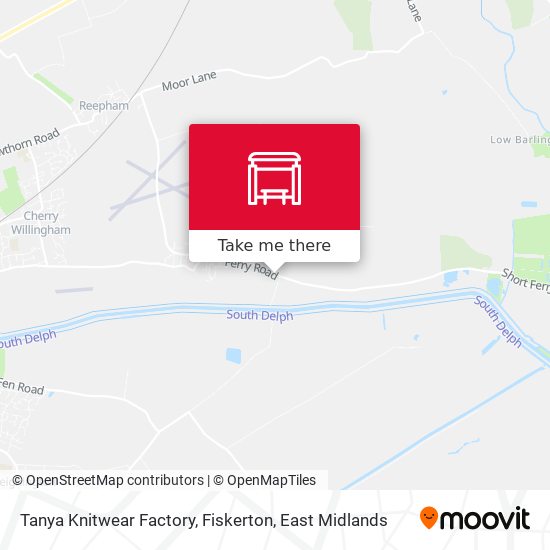 Tanya Knitwear Factory, Fiskerton map