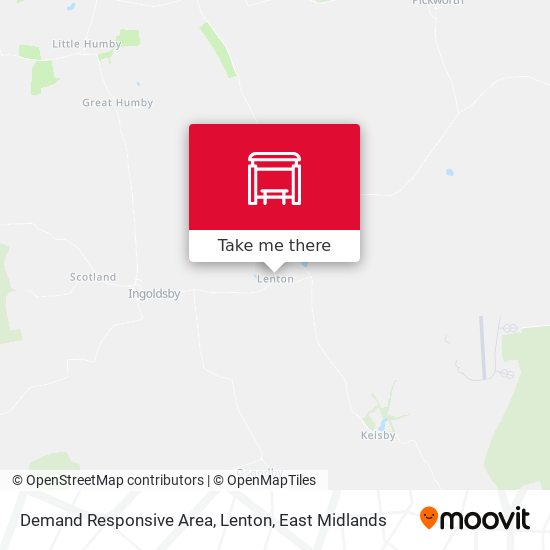 Demand Responsive Area, Lenton map