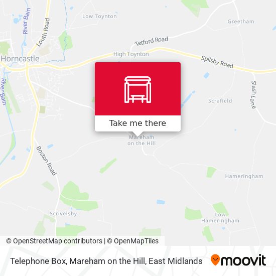 Telephone Box, Mareham on the Hill map
