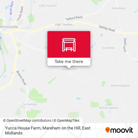 Yucca House Farm, Mareham on the Hill map