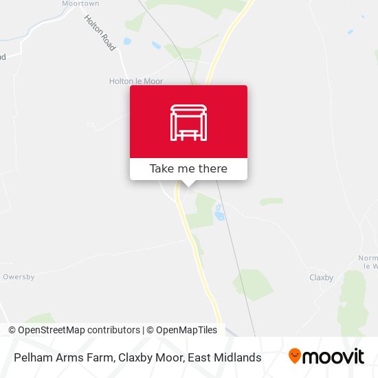 Pelham Arms Farm, Claxby Moor map