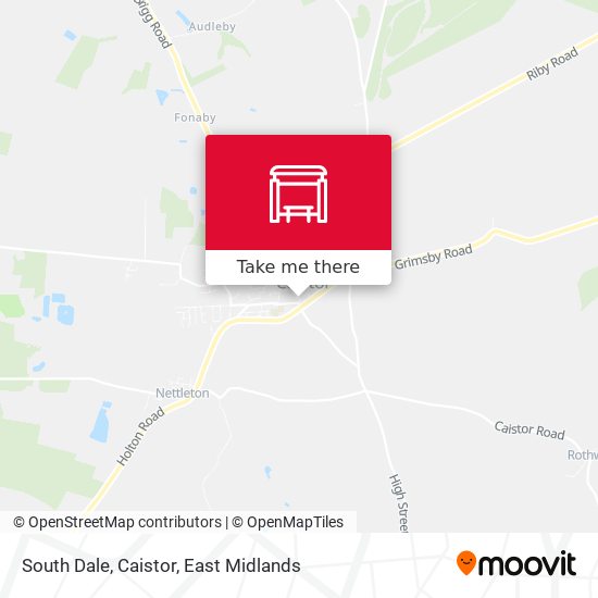 South Dale, Caistor map