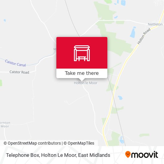 Telephone Box, Holton Le Moor map