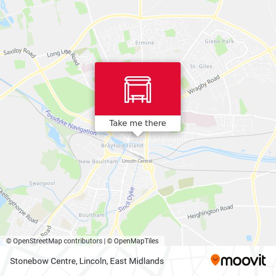 Stonebow Centre, Lincoln map