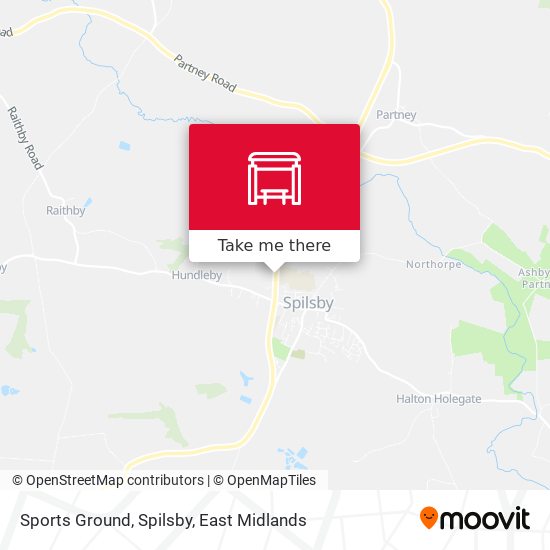 Sports Ground, Spilsby map