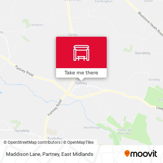 Maddison Lane, Partney map