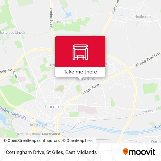 Cottingham Drive, St Giles map
