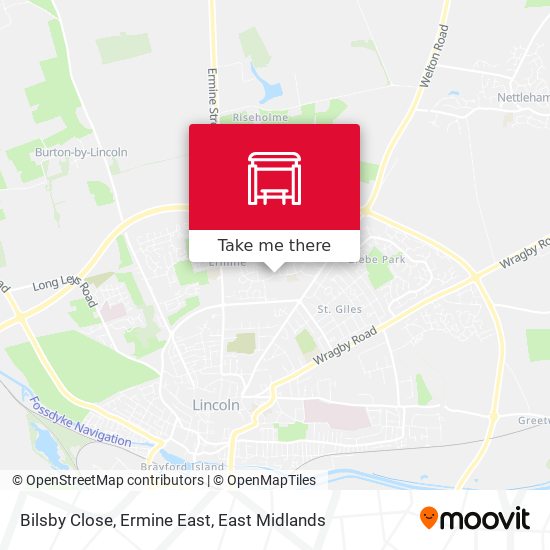 Bilsby Close, Ermine East map