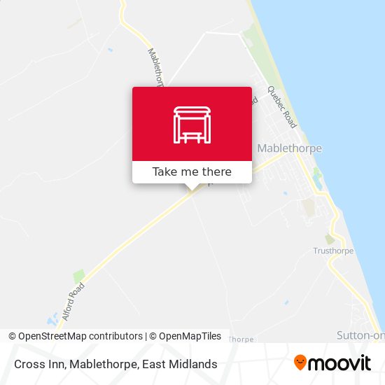 Cross Inn, Mablethorpe map