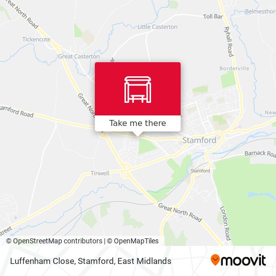 Luffenham Close, Stamford map