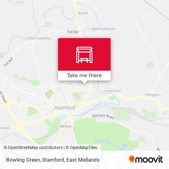 Bowling Green, Stamford map