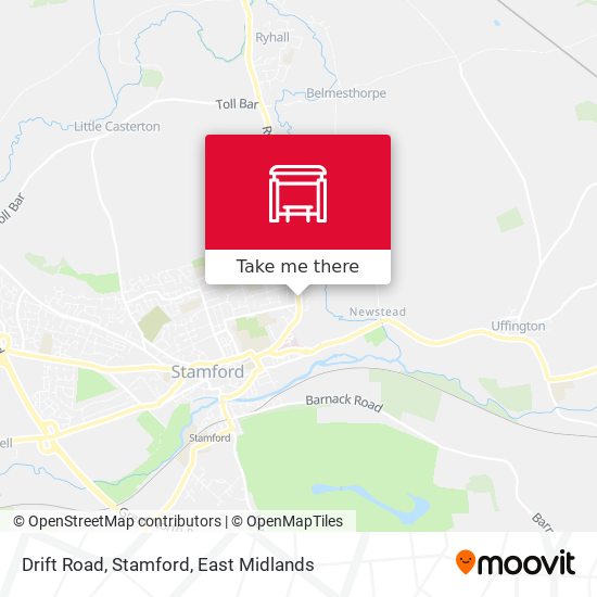 Drift Road, Stamford map