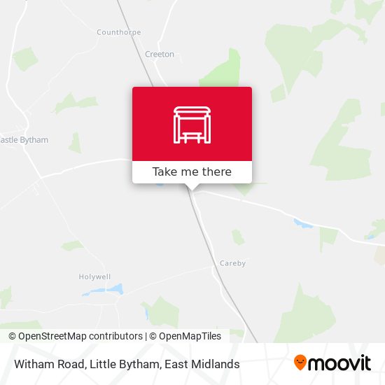 Witham Road, Little Bytham map