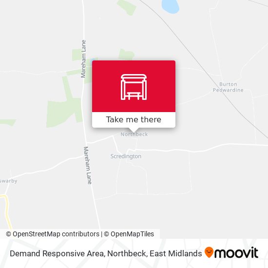Demand Responsive Area, Northbeck map