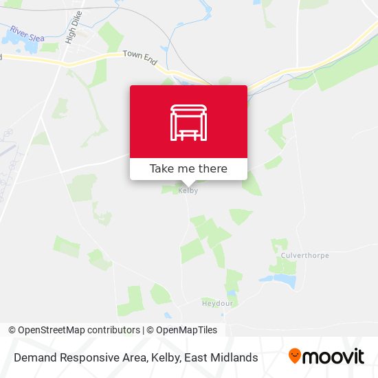 Demand Responsive Area, Kelby map