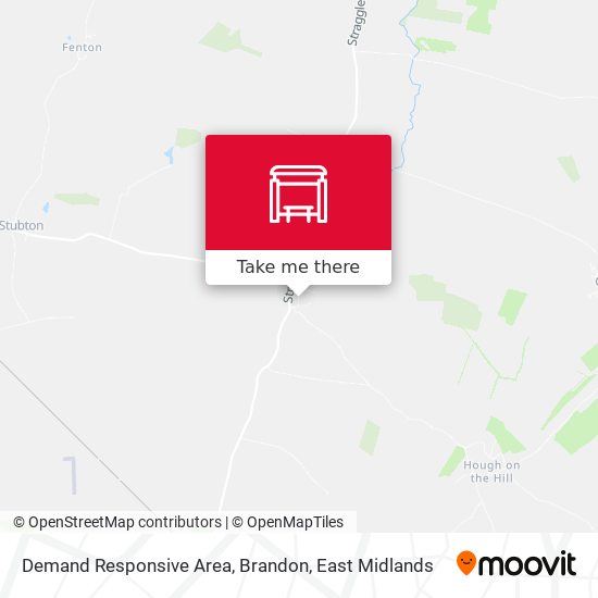 Demand Responsive Area, Brandon map