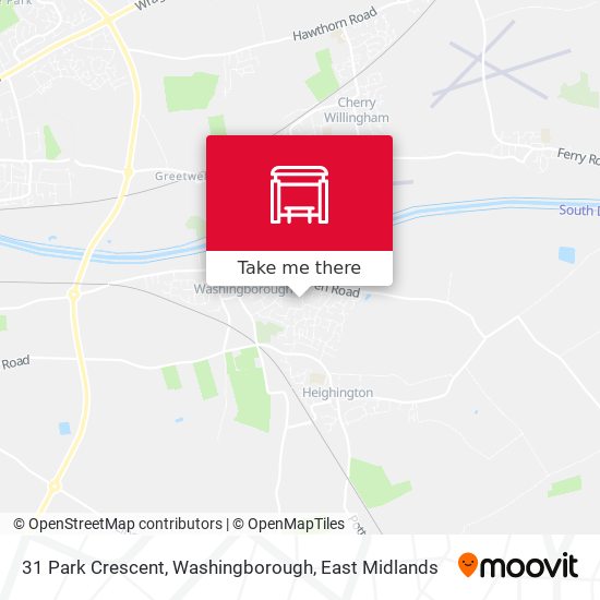 31 Park Crescent, Washingborough map