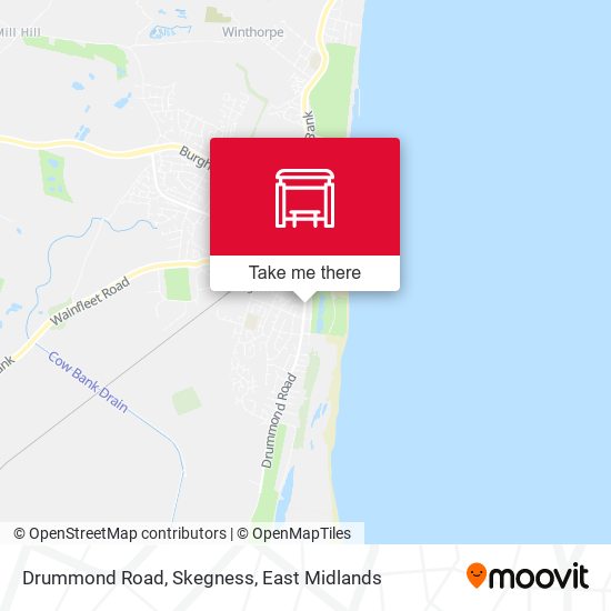 Drummond Road, Skegness map