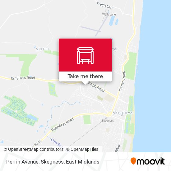 Perrin Avenue, Skegness map