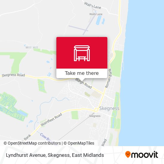 Lyndhurst Avenue, Skegness map