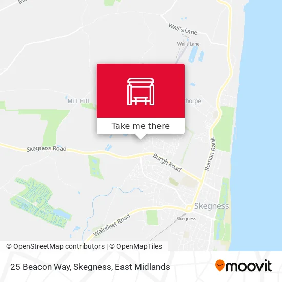 25 Beacon Way, Skegness map