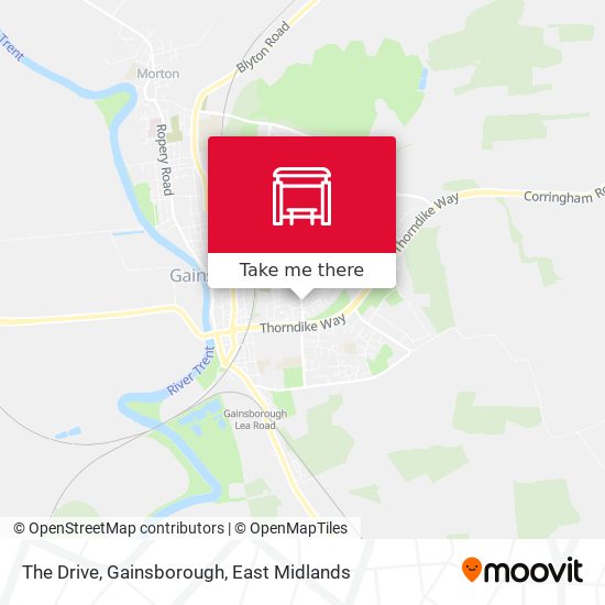 The Drive, Gainsborough map