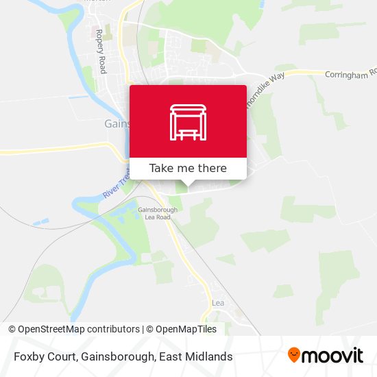 Foxby Court, Gainsborough map