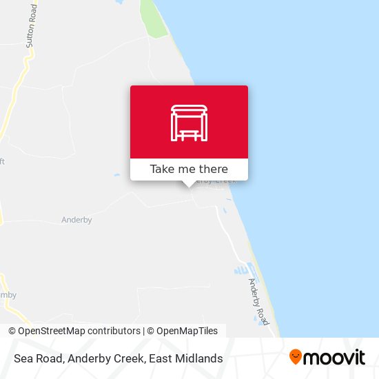Sea Road, Anderby Creek map