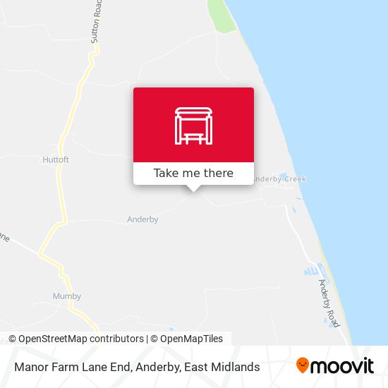 Manor Farm Lane End, Anderby map