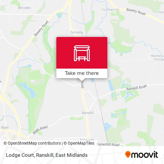 Lodge Court, Ranskill map