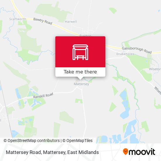 Mattersey Road, Mattersey map