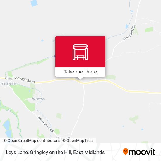 Leys Lane, Gringley on the Hill map