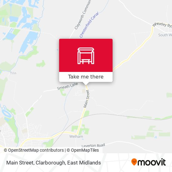 Main Street, Clarborough map